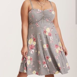 Torrid Floral pint Skater Dress